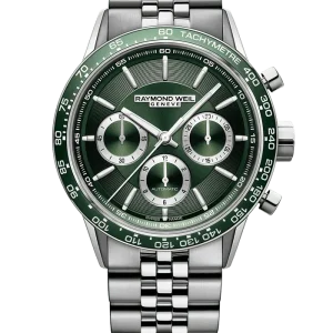 Reloj de lujo de la marca RAYMOND WEILL modelo FREELANCER 7741-ST7-52021, automático, fabricado en Suiza.