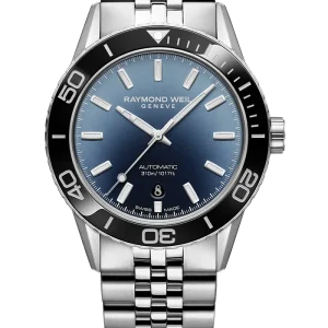 Reloj de lujo de la marca RAYMOND WEILL modelo FREELANCER 2760-ST1-GVA01, automático, fabricado en Suiza.