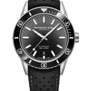 Reloj de lujo de la marca RAYMOND WEILL modelo FREELANCER 2775-SR1-20051, automático, fabricado en Suiza.