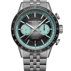 Reloj de lujo de la marca RAYMOND WEILL modelo FREELANCER 7780-TI-20425, automático, fabricado en Suiza.