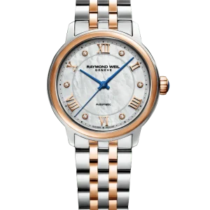 Reloj de lujo de la marca RAYMOND WEILL modelo MAESTRO 2131-SP5-00966, automático, fabricado en Suiza.
