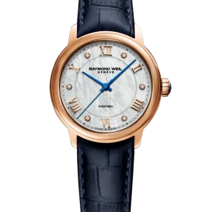 Reloj de lujo de la marca RAYMOND WEILL modelo MAESTRO 2131-P53-00966, automático, fabricado en Suiza.