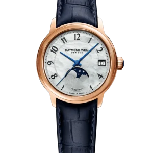 Reloj de lujo de la marca RAYMOND WEILL modelo MAESTRO 2139-P53-05909, automático, fabricado en Suiza.