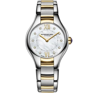 Reloj de lujo de la marca RAYMOND WEILL modelo NOEMIA 5124-STP-00985, cuarzo, fabricado en Suiza.