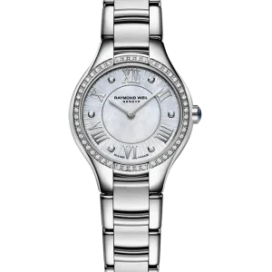 Reloj de lujo de la marca RAYMOND WEILL modelo NOEMIA 5124-S2S-00966, cuarzo, fabricado en Suiza.
