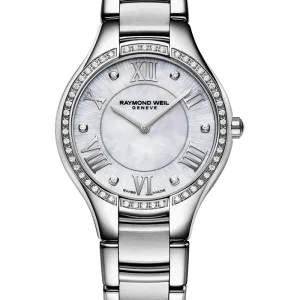 Reloj de lujo de la marca RAYMOND WEILL modelo NOEMIA 5132-S2S-00966, cuarzo, fabricado en Suiza.