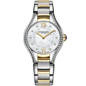 Reloj de lujo de la marca RAYMOND WEILL modelo NOEMIA 5124-SPS-00985, cuarzo, fabricado en Suiza.