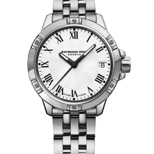 Reloj de lujo de la marca RAYMOND WEILL modelo TANGO 5960-ST-00300, cuarzo, fabricado en Suiza.