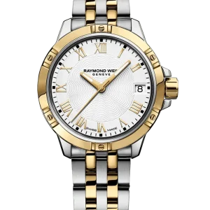 Reloj de lujo de la marca RAYMOND WEILL modelo TANGO 5960-STP-00308, cuarzo, fabricado en Suiza.