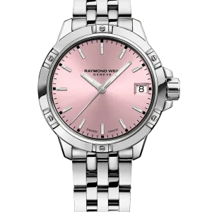 Reloj de lujo de la marca RAYMOND WEILL modelo TANGO 5960-ST-80001, cuarzo, fabricado en Suiza.