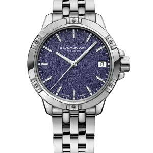 Reloj de lujo de la marca RAYMOND WEILL modelo TANGO 5960-ST-50161, cuarzo, fabricado en Suiza.