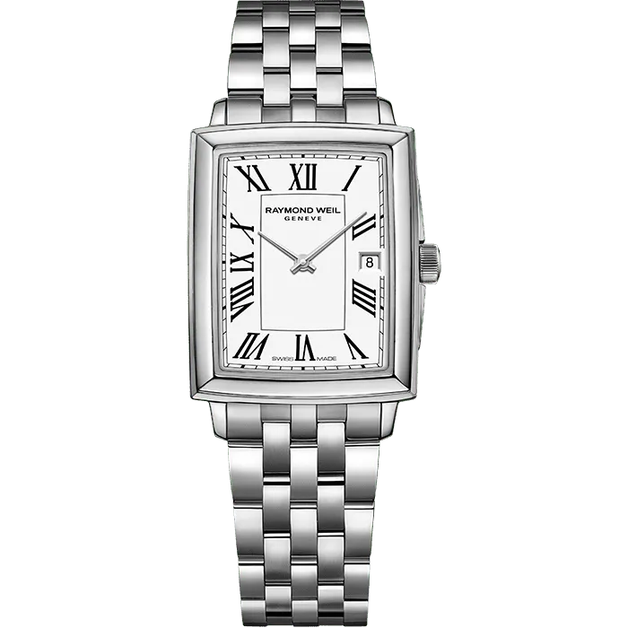 Reloj de lujo Raymond Weill Toccata Blanco Acero 5925-ST-00300 Reloj de lujo de la marca RAYMOND WEILL modelo TOCCATA 5925-ST-00300, cuarzo, fabricado en Suiza.