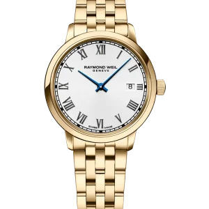 Reloj de lujo de la marca RAYMOND WEILL modelo TOCCATA 5985-P-00359, cuarzo, fabricado en Suiza.