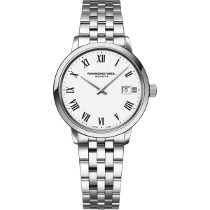 Reloj de lujo de la marca RAYMOND WEILL modelo TOCCATA 5985-ST-00300, cuarzo, fabricado en Suiza.