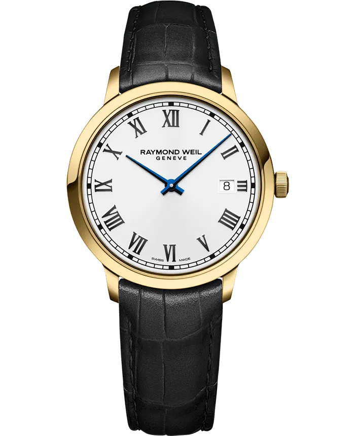 Reloj de lujo Raymond Weill Toccata Classic Blanco Cuero 5485-PC-00359 Detalle del Reloj de lujo de la marca RAYMOND WEILL modelo TOCCATA 5485-PC-00359, cuarzo, fabricado en Suiza.