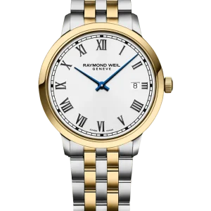 Reloj de lujo de la marca RAYMOND WEILL modelo TOCCATA 5485-STP-00359, cuarzo, fabricado en Suiza.