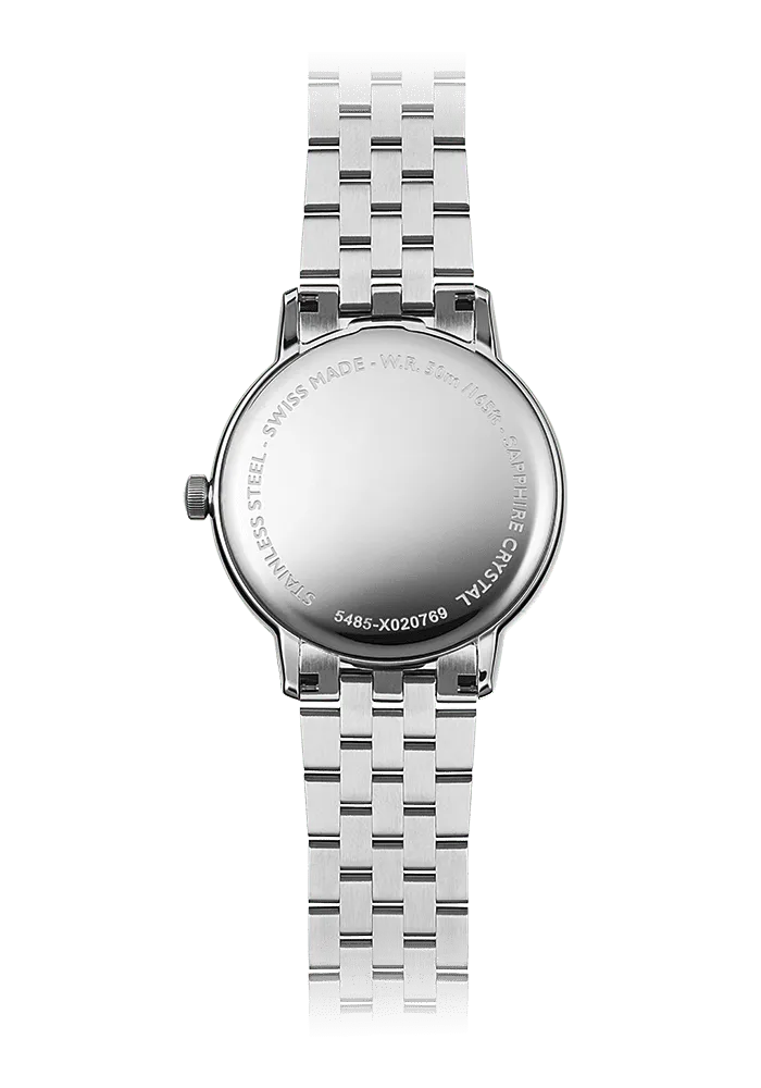Reloj de lujo Raymond Weill Toccata Classic Negro Acero 5485-ST-20001 Detalle del Reloj de lujo de la marca RAYMOND WEILL modelo TOCCATA 5485-ST-20001, cuarzo, fabricado en Suiza.