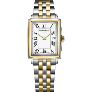 Reloj de lujo de la marca RAYMOND WEILL modelo TOCCATA 5925-STP-00300, cuarzo, fabricado en Suiza.