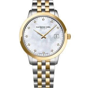 Reloj de lujo de la marca RAYMOND WEILL modelo TOCCATA 5385-STP-97081, cuarzo, fabricado en Suiza.