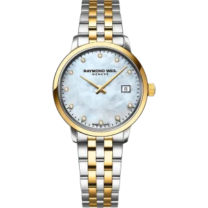 Reloj de lujo de la marca RAYMOND WEILL modelo TOCCATA 5985-STP-97081, cuarzo, fabricado en Suiza.