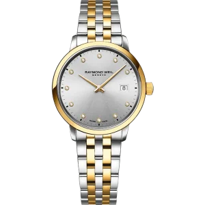Reloj de lujo de la marca RAYMOND WEILL modelo TOCCATA 5985-STP-65081, cuarzo, fabricado en Suiza.