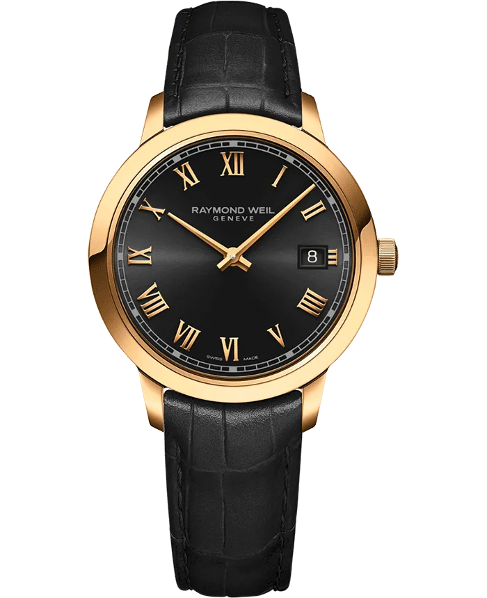 Reloj de lujo Raymond Weill Toccata Negro Cuero 5385-PC-00208 Detalle del Reloj de lujo de la marca RAYMOND WEILL modelo TOCCATA 5385-PC-00208, cuarzo, fabricado en Suiza.