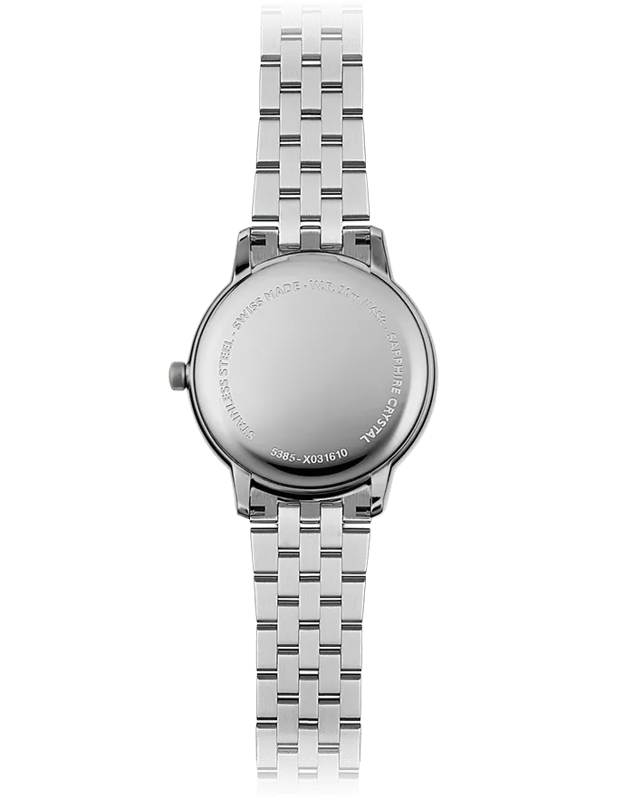 Reloj de lujo Raymond Weill Toccata Plata Acero 5385-ST-00659 Detalle del Reloj de lujo de la marca RAYMOND WEILL modelo TOCCATA 5385-ST-00659, cuarzo, fabricado en Suiza.