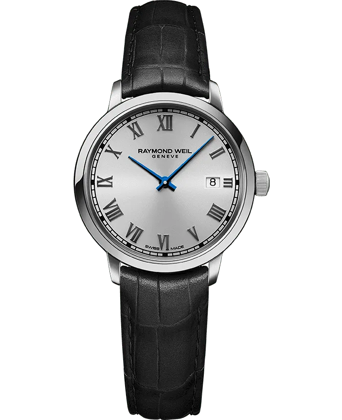 Reloj de lujo Raymond Weill Toccata Plata Cuero 5985-STC-00659 Reloj de lujo de la marca RAYMOND WEILL modelo TOCCATA 5985-STC-00659, cuarzo, fabricado en Suiza.