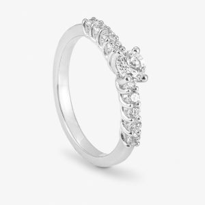 Anillo de oro blanco y diamantes Rachel Ref: 70-A-25/2