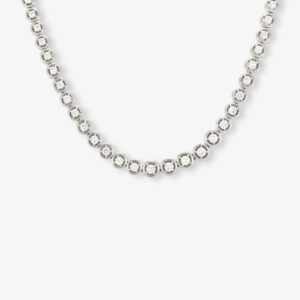 Gargantilla Oro Blanco y Brillantes